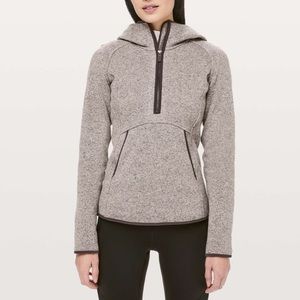 Lululemon Fleece & Thank You Pullover in Heathered Smoky Blush